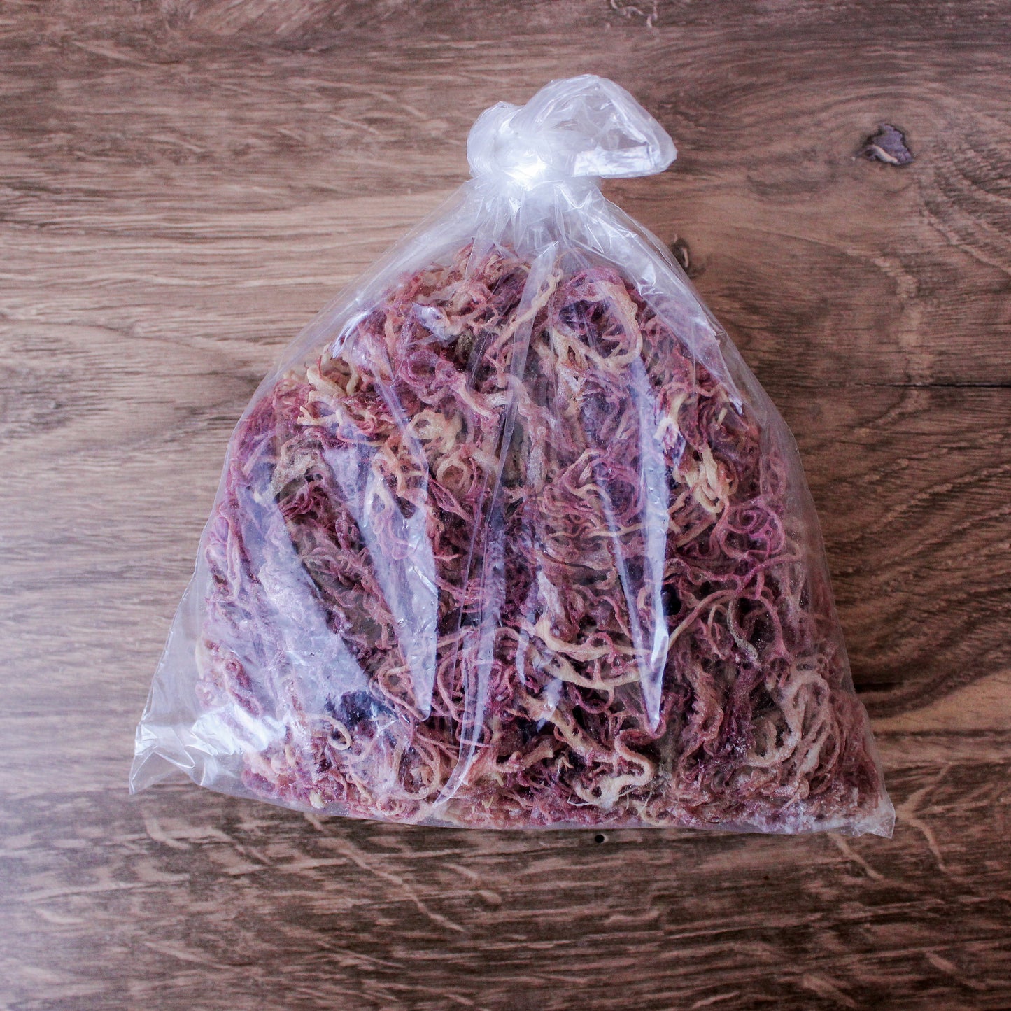 purple and light gold sea moss