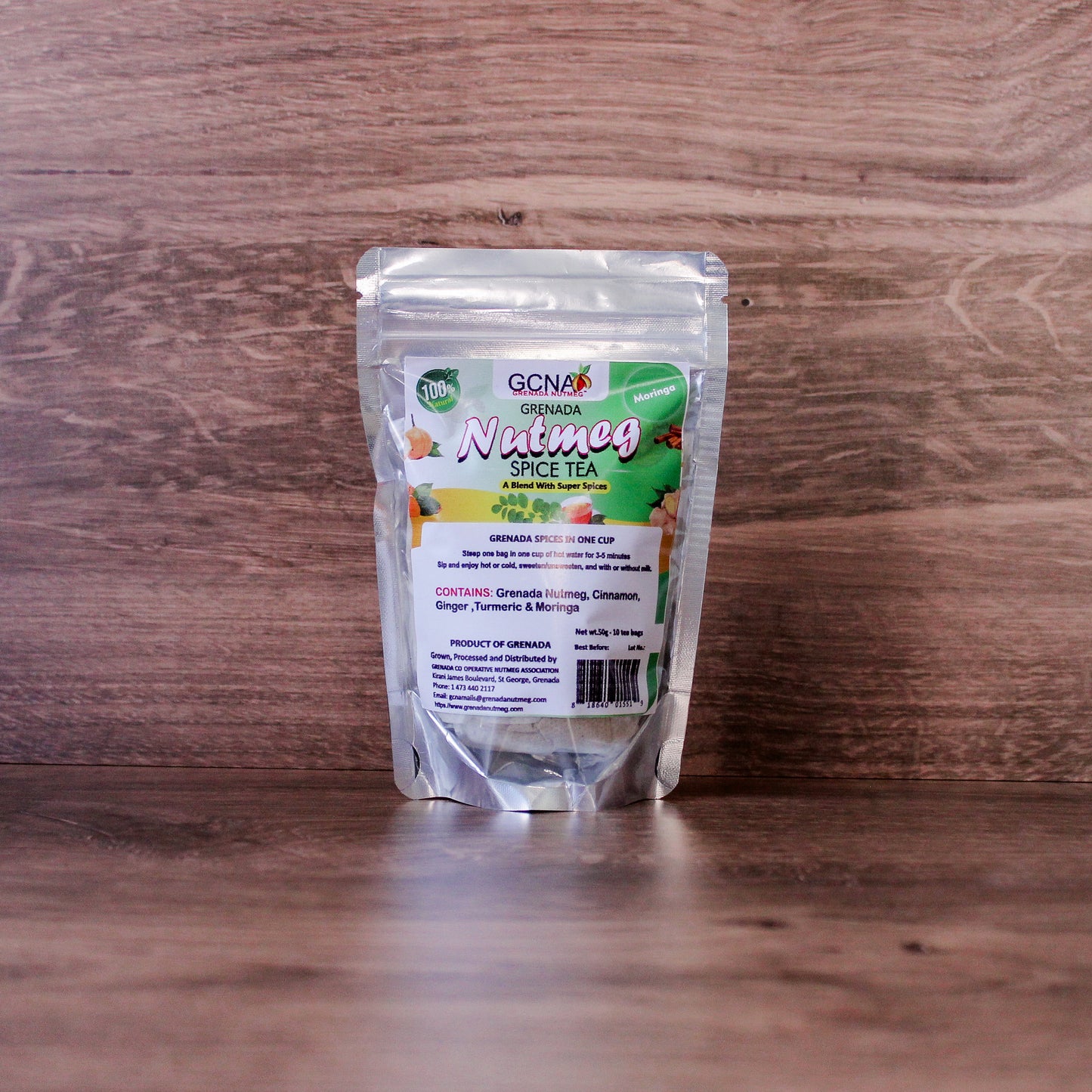 nutmeg moringa spiced tea